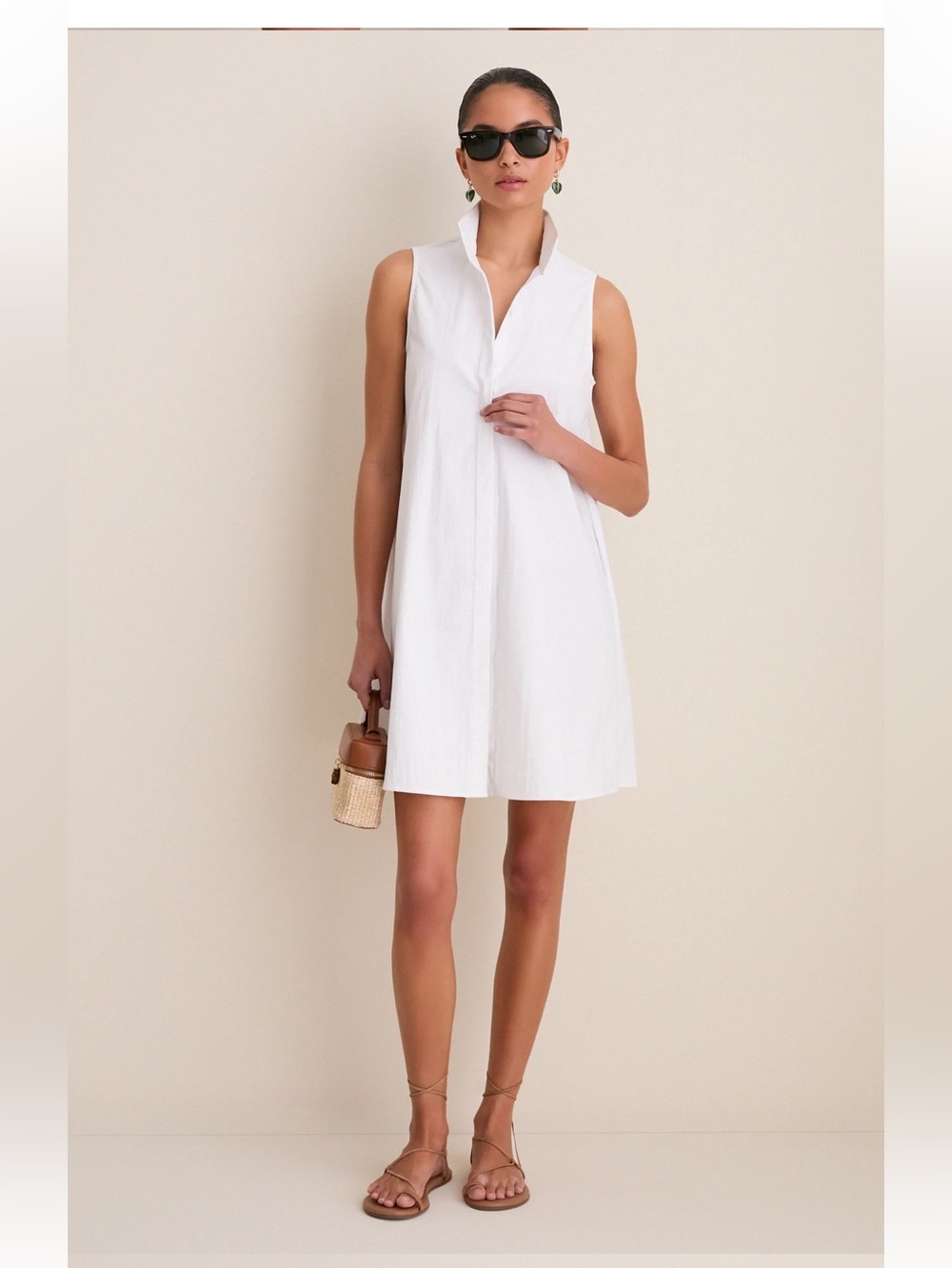 TUCKERNUCK White Sleeveless Charlie Dress
NWT